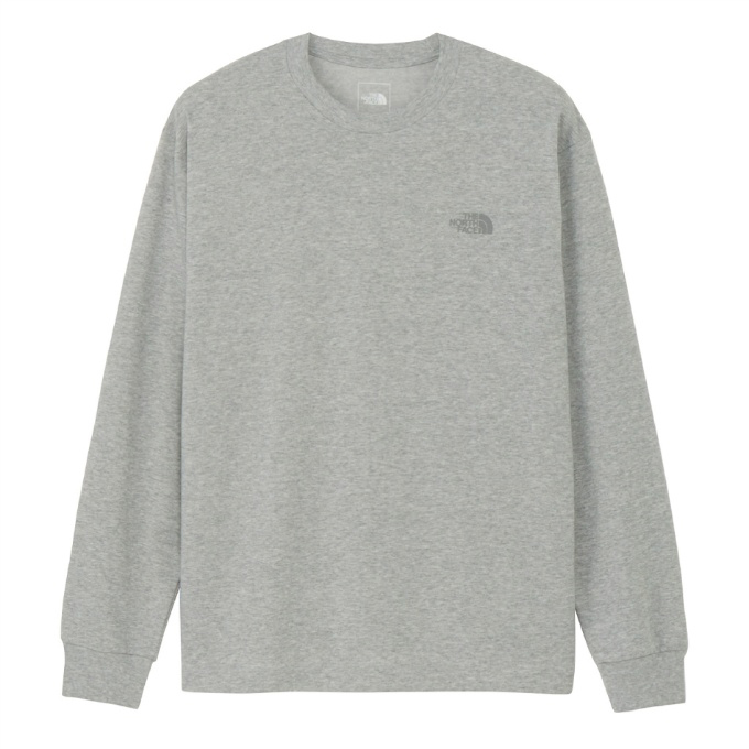 Tシャツ 長袖 ロングスリーブバックスクエアロゴティー NT32442-ZZ