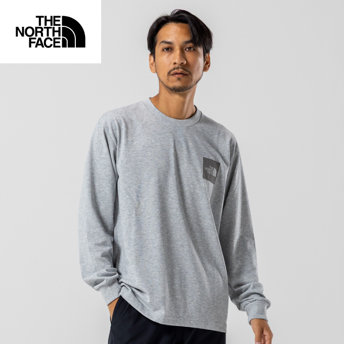 新品　ノースフェイス　スタンダード　ヘム　ロゴ　Tシャツ 長袖Tシャツ 10/3～10/20クーポン対象】 Tシャツ 長袖 L/S Square Logo Tee
