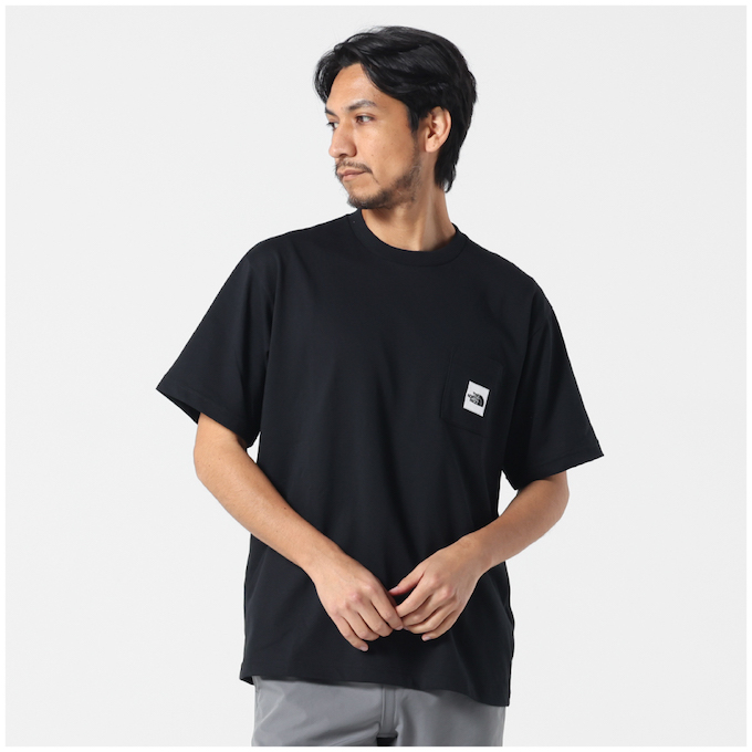 ARTS&SCIENCE 22SS ショート丈半袖テイシャツ 美品 Tシャツ 半袖 ショートスリーブスクエアロゴポケットティー NT82541-K