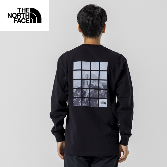 Tシャツ 長袖 ハーフドーム ウィンドウ 長袖 T NT82546-K 【国内正規品