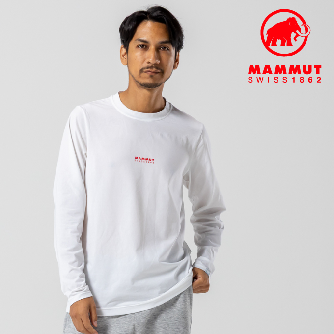 Tシャツ 長袖 QD ロゴ プリント ロングスリーブTシャツ アジアン
