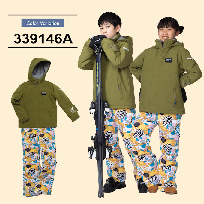 【大阪引取⭐︎限定】あさひドライド24インチ＆スキーウェアセット　おまとめ販売 スキーウェア 上下セット ジュニアスーツ RES77004 【24-25 2025モデル