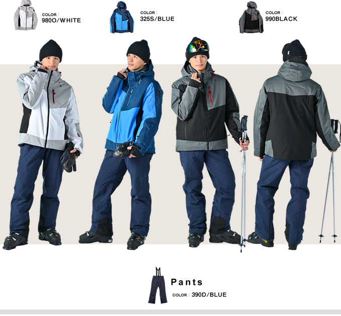 アイスピーク(ICE PEAK) スキーウェア 上下セット SNOW JK+SNOW PT