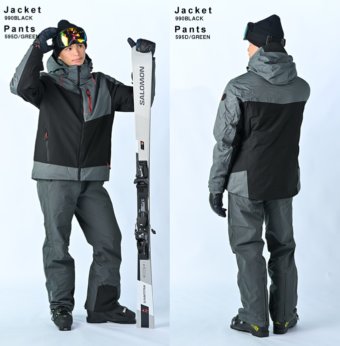 アイスピーク(ICE PEAK) スキーウェア 上下セット SNOW JK+SNOW PT