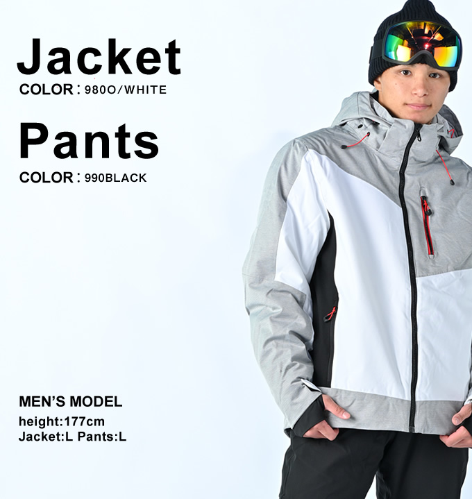 アイスピーク(ICE PEAK) スキーウェア 上下セット SNOW JK+SNOW PT