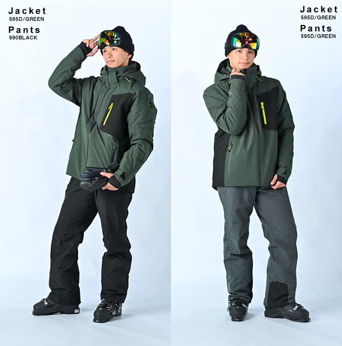  peak スキーウェアセット 23-24 アイスピーク(ICE PEAK) スキーウェア 上下セット SNOW JK+SNOW PT