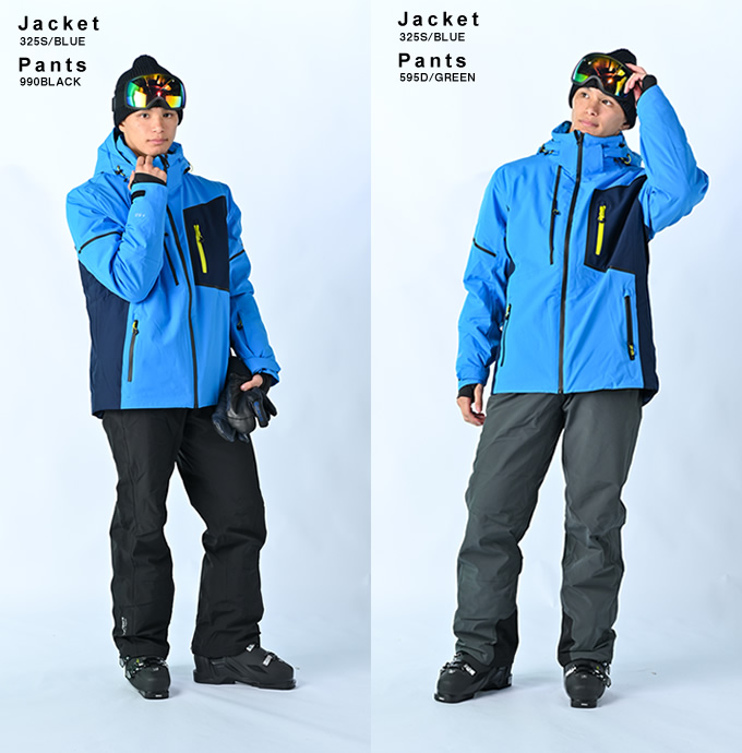 アイスピーク　スキーウエアー アイスピーク(ICE PEAK) スキーウェア 上下セット SNOW JK+SNOW PT