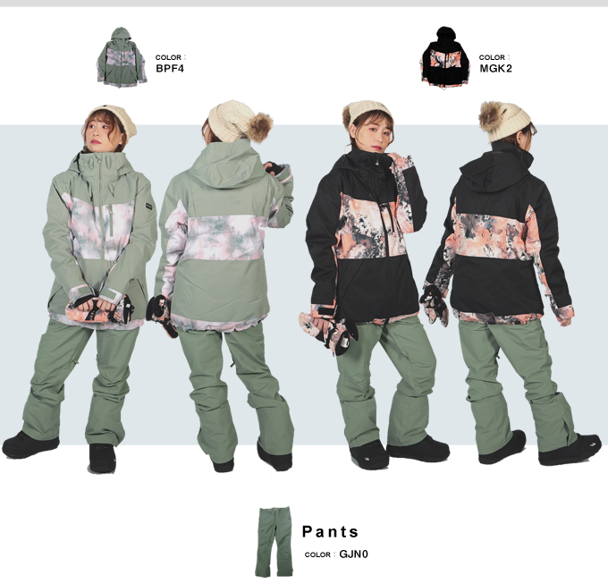 ロキシー(ROXY) スノーボードウェア 上下セット TAILORED FIT 10K Roxy