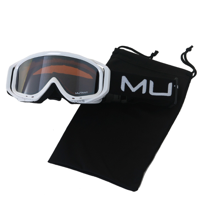 ミュータント(MUTANT) スキー スノーボードゴーグル 眼鏡対応 キッズ