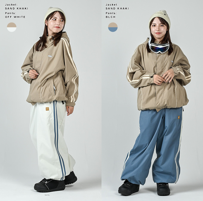 スノーボードウェア 上下セット LINEPIPE JK ラインパイプジャケット+