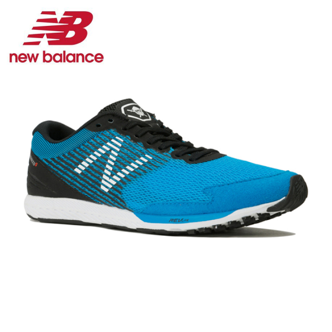 ニューバランス HANZO U 25cm2E New Balance Hanzo U v2 White/Blue MHANZUM2