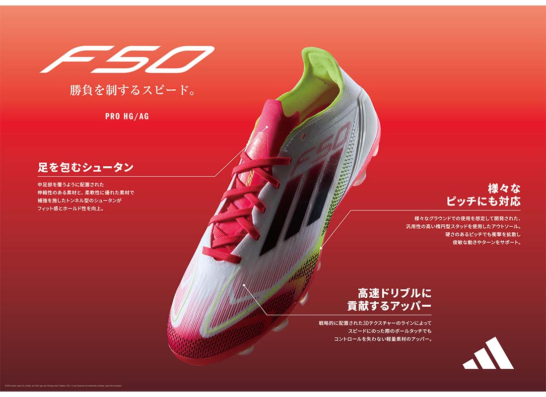 アディダス F50アディゼロHG 25.5cm未使用⑪ （アディダス F50 ELITE 