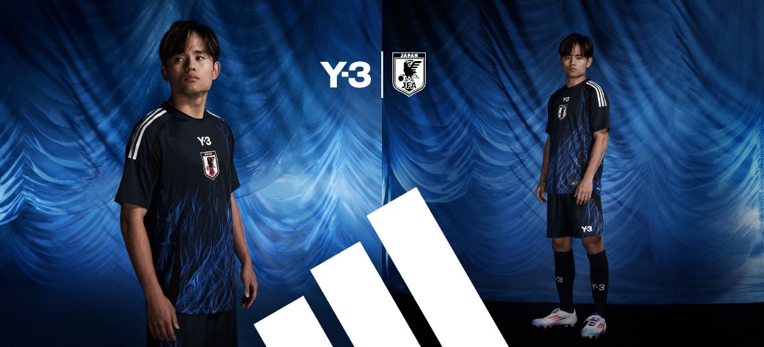 アスレタユニフォームシャツイエローブルー短パンブルーソックス